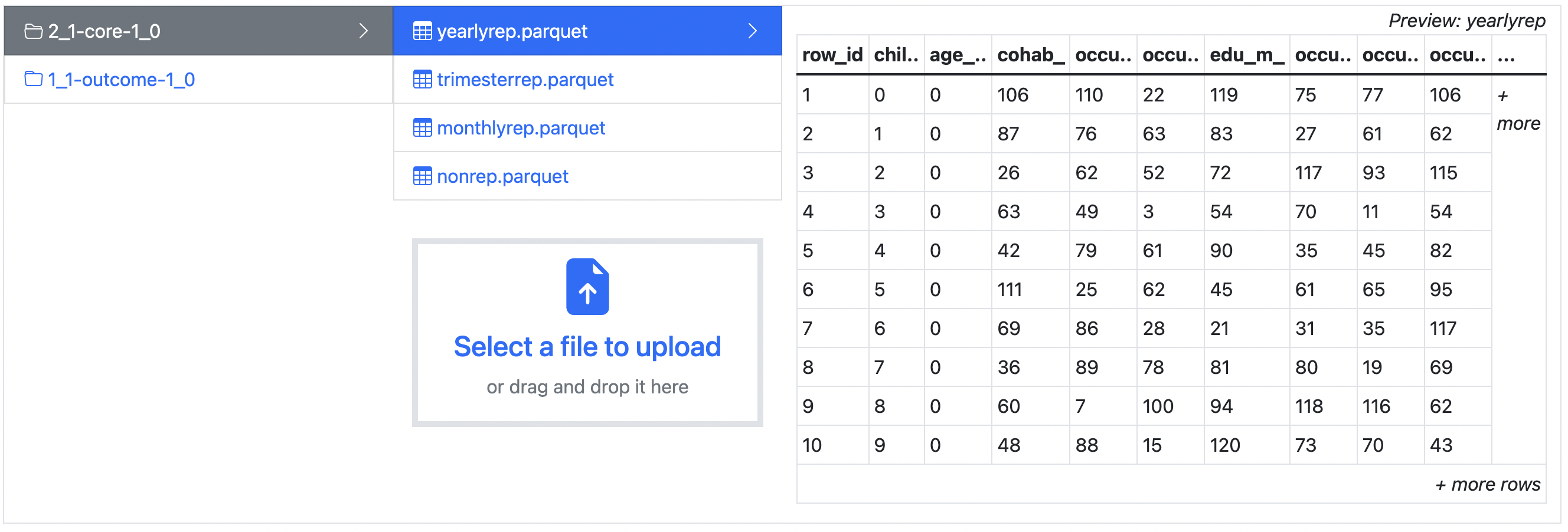 Armadillo project file preview